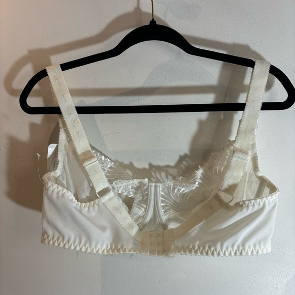 NESSA LINGERIE Sz 85H 38F US Bra Selena Ecru Soft Underwire Lace Adjustable NEW - Picture 7 of 10